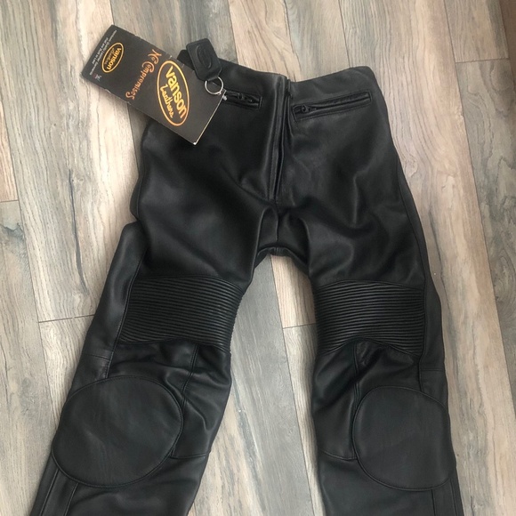 Leather Biker pants - Picture 1 of 2